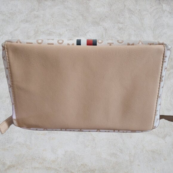 Tommy Hilfiger White and Tan Small Backpack with Adjustable Straps NWT main image 5